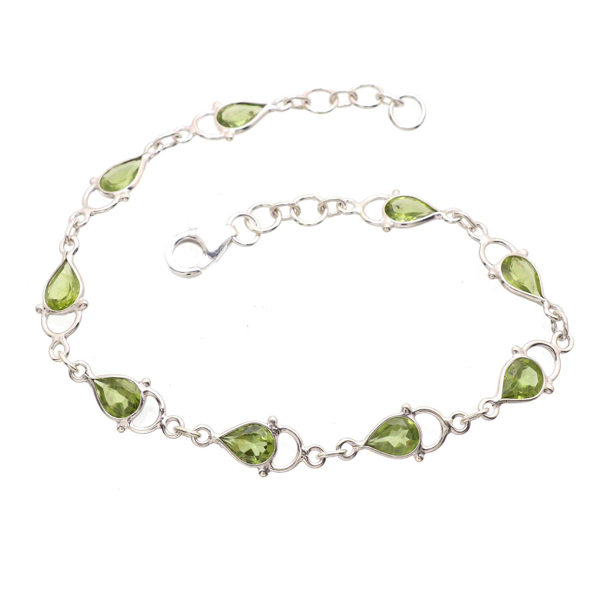 Green Natural Peridot Bracelet, For Healing at Rs 250/piece in Khambhat |  ID: 18895351012